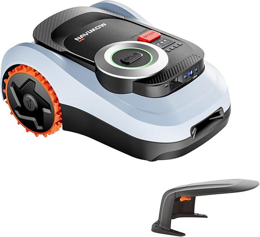 Segway Navimow i215 LiDAR Robot Lawn Mower Wire Free with Garage M, LiDAR + Vision Navigation, Handles 45% Slopes, Covers 0.37 Acre, 59 dB(A) Quiet (Garage Shipped Separately)