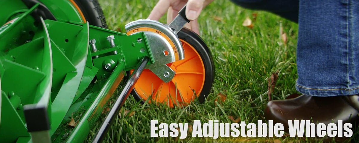 2000-20S 20-Inch 5-Blade Push Reel Lawn Mower, Green (20-Inch, 5-Blade)