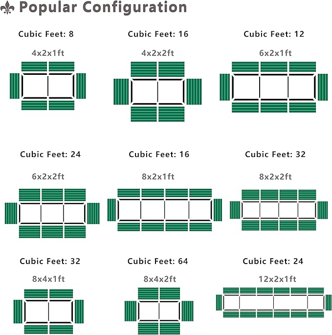 8x2x2FT Galvanized Raised Garden Bed,Planter Raised Beds-Metal Garden Box,Large Plant for Outdoor Planting, Vegetables Bed，Flower,herb-Silver