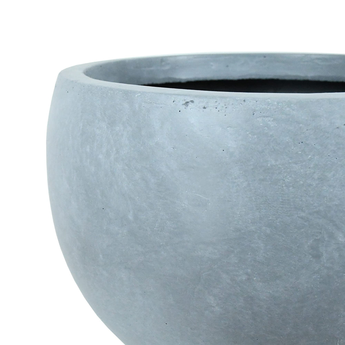 Blue Gray Concrete Planter 11.8" Dia All (Slate Gray / 11.8" d)