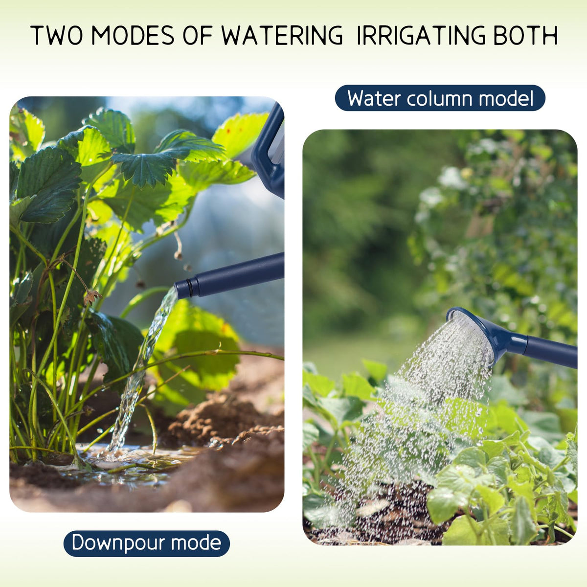 2.8L Watering Can for Indoor Plants (Blue / 0.62 Gallon)