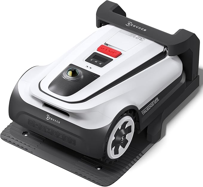 ECOVACS Goat A3000 LiDAR Robot Lawn Mower, Dual-LiDAR Navigation,Suitable for 3/4 Acre, 13” Cutting Width, 45min Fast Charging, Precise Edge Mowing, Smart Lawn Mower for Large Garden