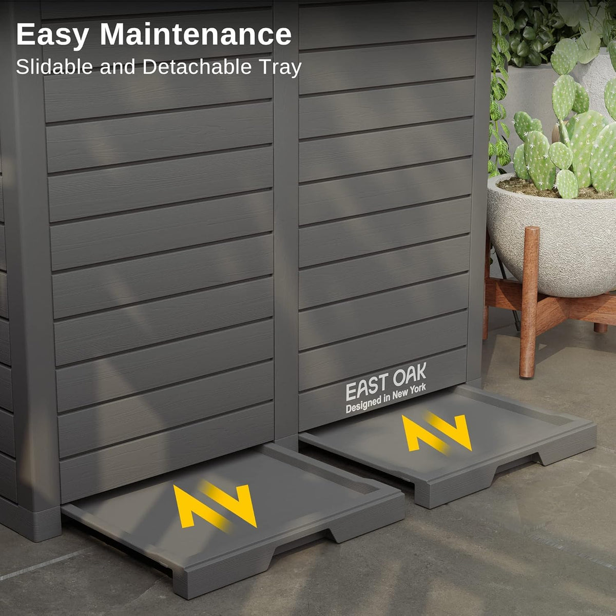 76 Gallon Outdoor Trash Can (Large 76 gallon)