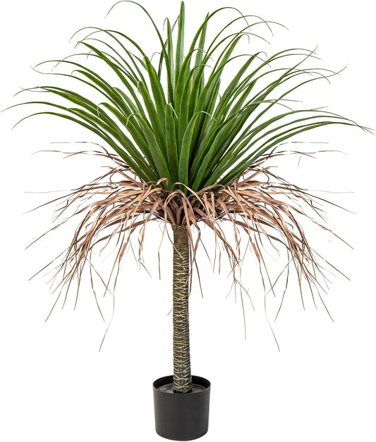 Artificial Tree 3.6Ft Faux Agave Plant Yucca Tree in Pot for Home Office Decor Indoor Outdoor Dracaena Tree Tropical Yucca Palm Fake Potted Tree House Decoration Housewarming Gift