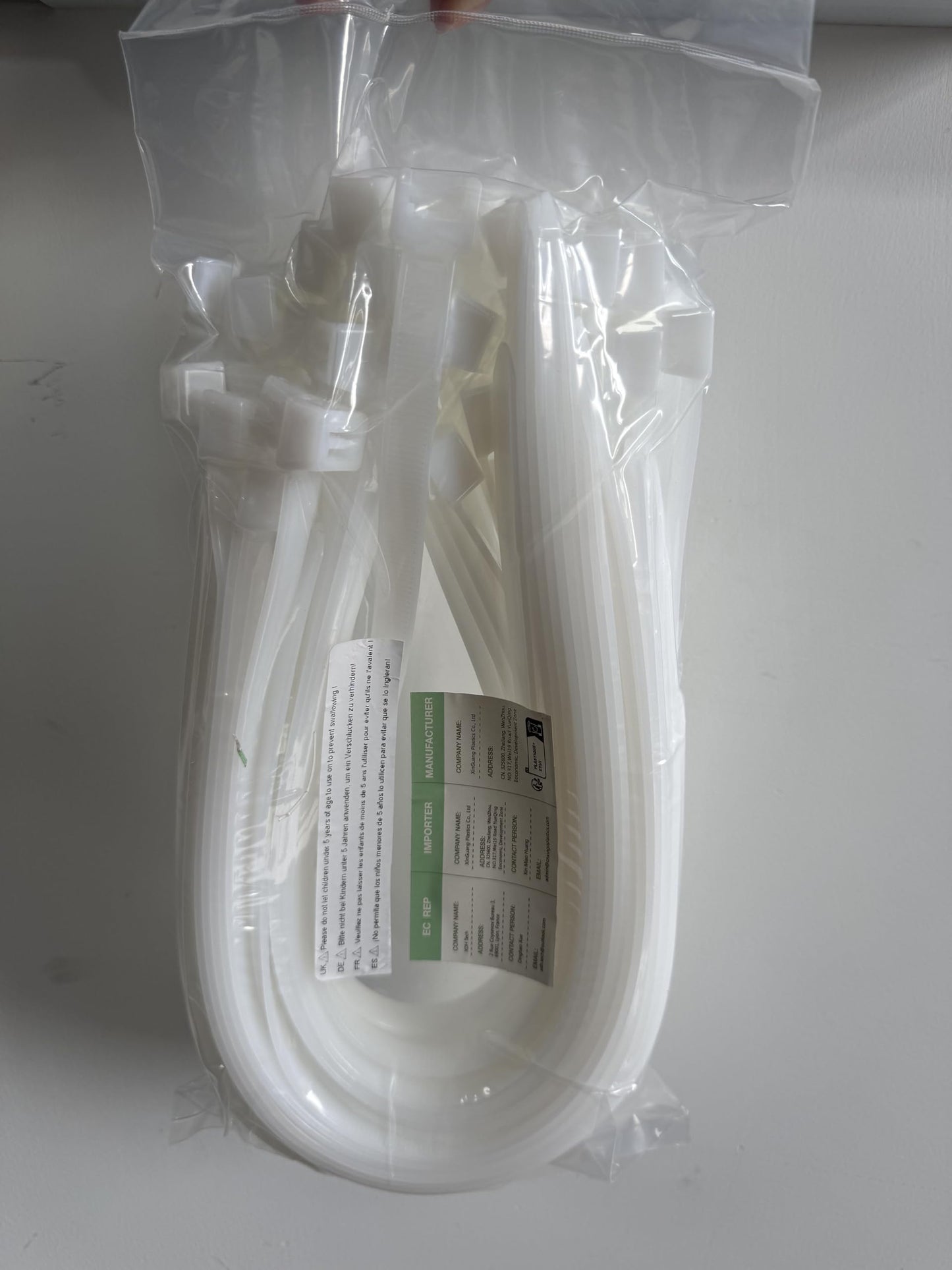 26 inch White Zip Ties Heavy Duty 100 Pack (100 Count)