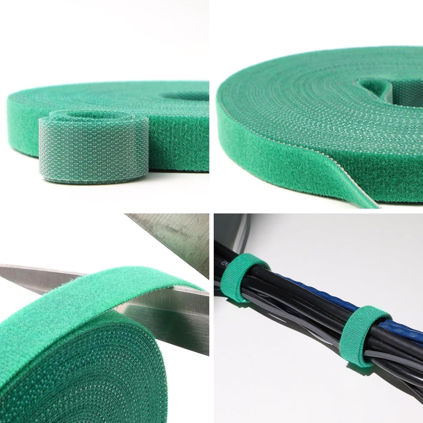 Garden Tape, 65.6 Feet 1/2''Plant Tape, Reusable Plant Garden Ties, Plant Supports for Climbing Plants, Adjustable Plant Straps for Gardening, Home, Office (1 Pack 65.6 Feet)
