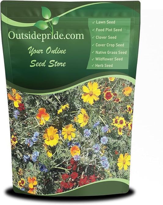 Outsidepride Gulf Coast Wildflower Seed Mix - 1/4 lb Perennial & Annual Wild Flowers for Full Sun & Partial Shade - Ideal for Pollinator Gardens & Vibrant Landscapes for Southern Florida & Texas