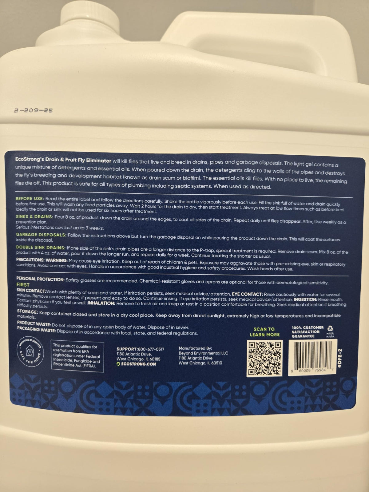 Fruit Fly Drain Treatment (256)