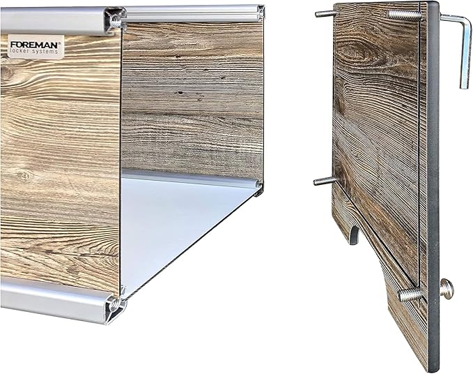 Foreman Raised Garden Bed (36"x12"x14") Weather Resistant Outdoor Planter Box with Drainage for Vegetable Bed Gardening and Flower Bed Gardening - Amaretto Wood Grain Pattern