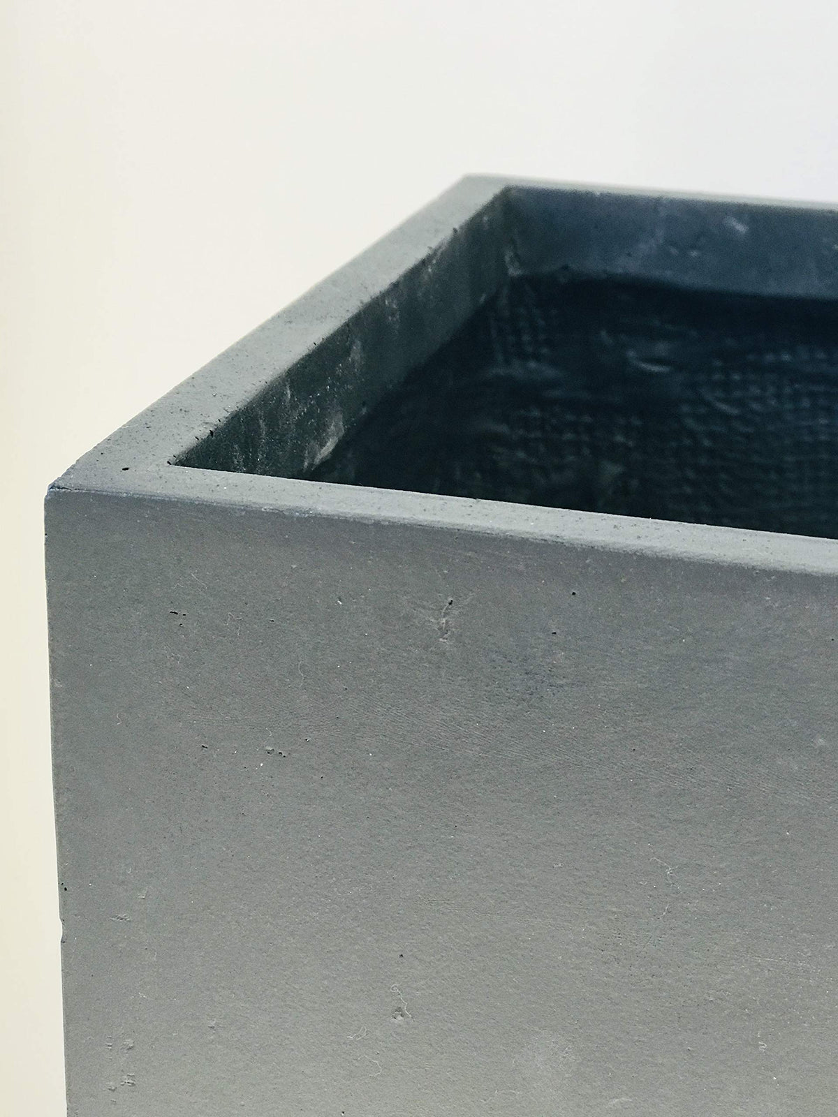 Charcoal Concrete Planter 27.6" Tall All (Dark Gray / 27.6" H)