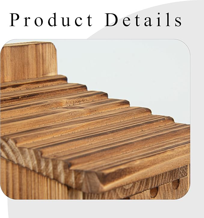 BalterFF Bee Houses for The Garden Insect Bee Hotel Carpenter Wood Bee House of Outside Box