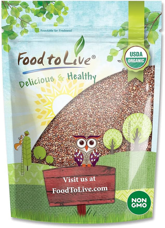Food to Live - Organic Radish Seeds for Sprouting, 3 Pounds Non-GMO, Edible Seeds, Pure, Vegan, Kosher, Bulk. Spicy Flavor. Rich in Vitamin C. High Germitation Rate.