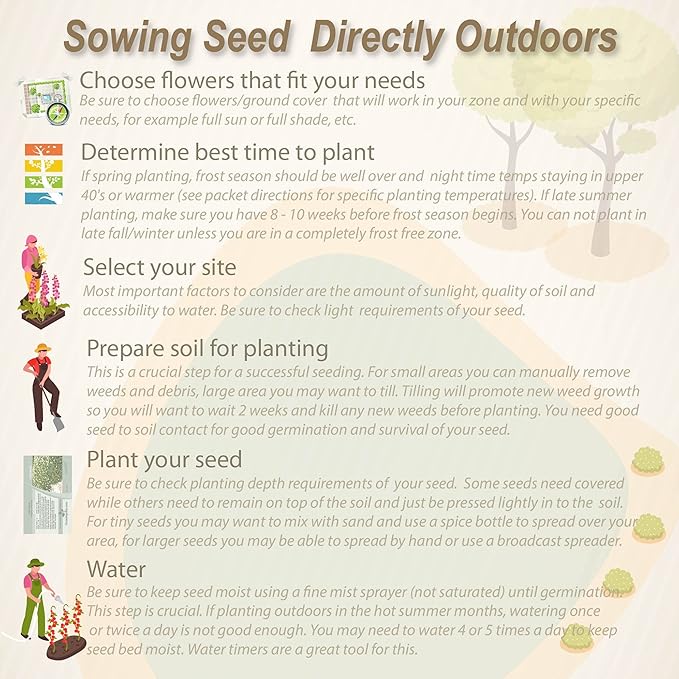 Outsidepride Gulf Coast Wildflower Seed Mix - 1 lb Perennial & Annual Wild Flowers for Full Sun & Partial Shade - Ideal for Pollinator Gardens & Vibrant Landscapes for Southern Florida & Texas