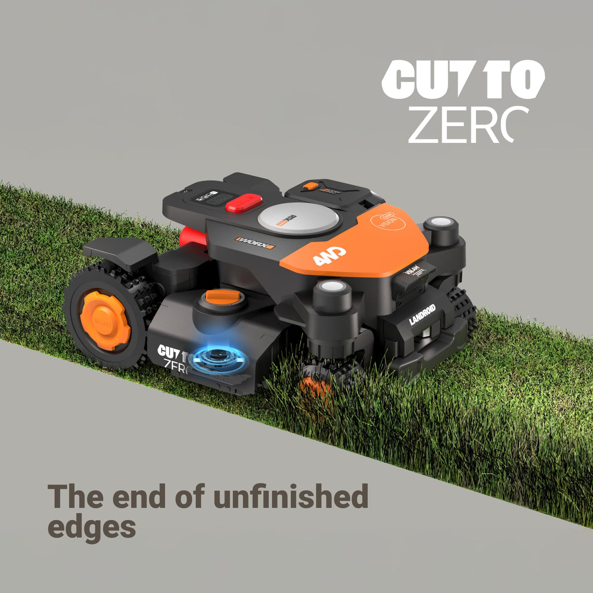 Cut-to-Zero Edge Cutting for Robotic Lawn Mowers, WA0929 (Accessories / Cut-to-Zero - 4WD)
