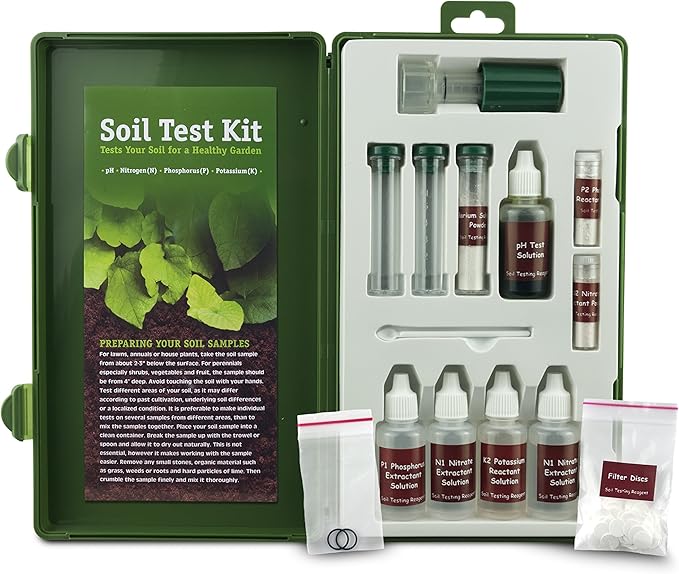 Luster Leaf Products Luster Leaf 1662 Professional Soil Kit with 40 Tests, Green