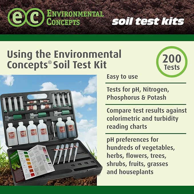 Luster Leaf Products Luster Leaf 1665 Professional Soil Kit with 200 Tests, Green