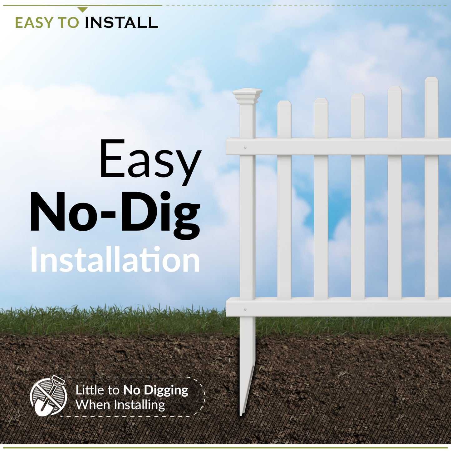 Zippity Ashley Corner Picket Fence (8.33 Sq Ft)