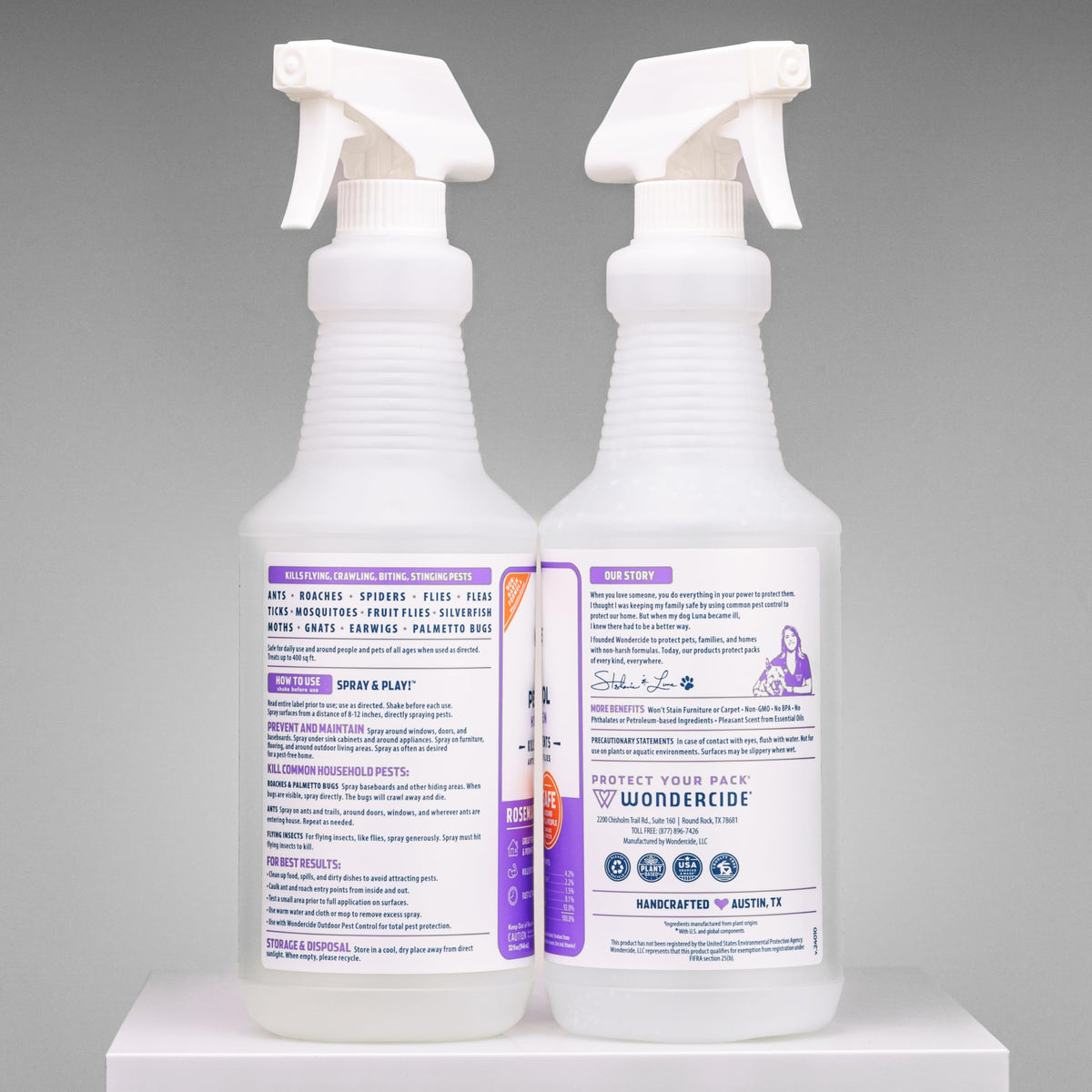 Indoor Pest Control Spray for Home & Kitchen Rosemary 32 oz (32 Fl Oz (Pack of 1))
