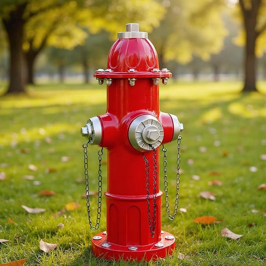 Garden Fire Hydrant Outdoor Statue, Puppy Pee Post Training Tool Resin Ornaments for Dog to Peed on, 14.3" Fire Hydrant Replica, Yard Lawn Backyard Sculpture Decor Firefighter Gifts for Men