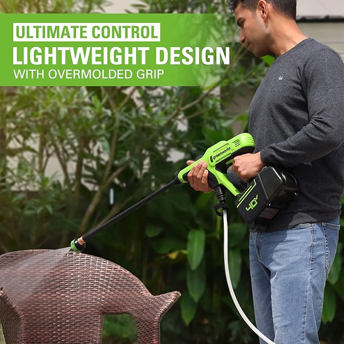 Greenworks 40V (600 PSI 0.8 GPM) Power Cleaner, Tool Only