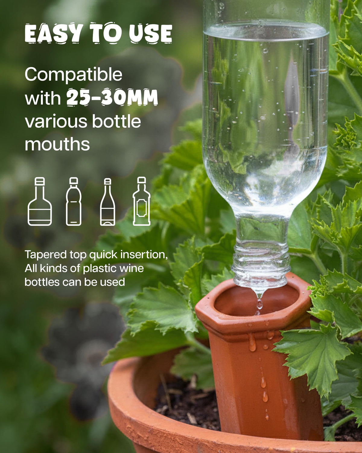 Plant Watering Devices (Terracotta - 2 Pcs (Pack of 1))