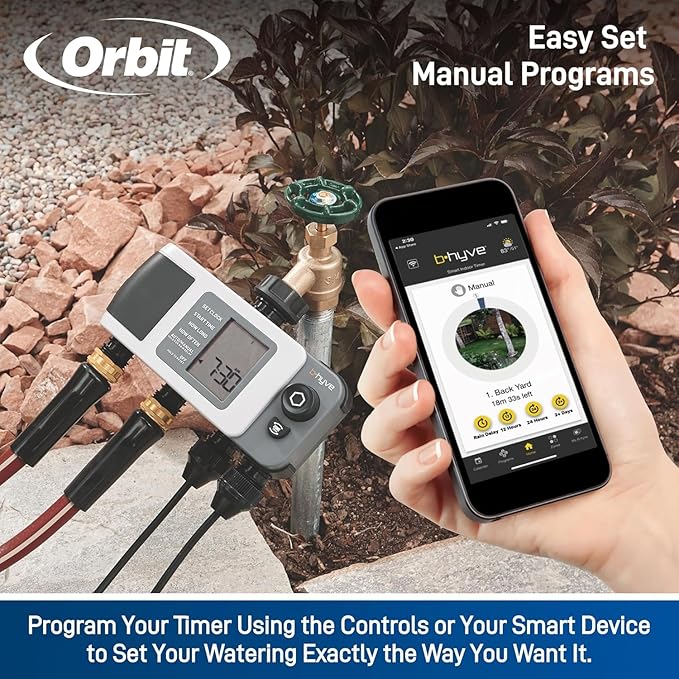 Orbit 24632 B-hyve XD 2-Port Smart Hose Watering Timer,(Pack of 3)