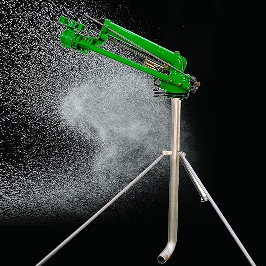Agriculture Irrigation Sprinklers,Sprinkler Irrigation Machine,Large Area Lawn Sprinkler,Farm Irrigation Sprinkler for Farms,Orchards,Tea Gardens,Lawn,Garden,Model40-WithStand