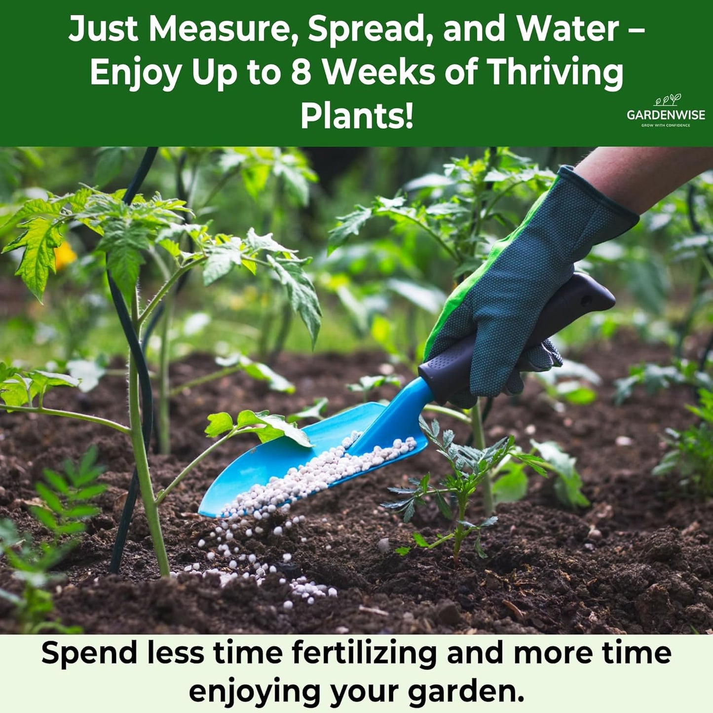 13-13-13 Slow Release Granular Fertilizer – All Purpose Plant Food 13 13 13 for Outdoor Grass, Vegetables, Roses, Flowers, Shrubs, Trees. Lawns, Gardens, Potted Plants (3 quarts)