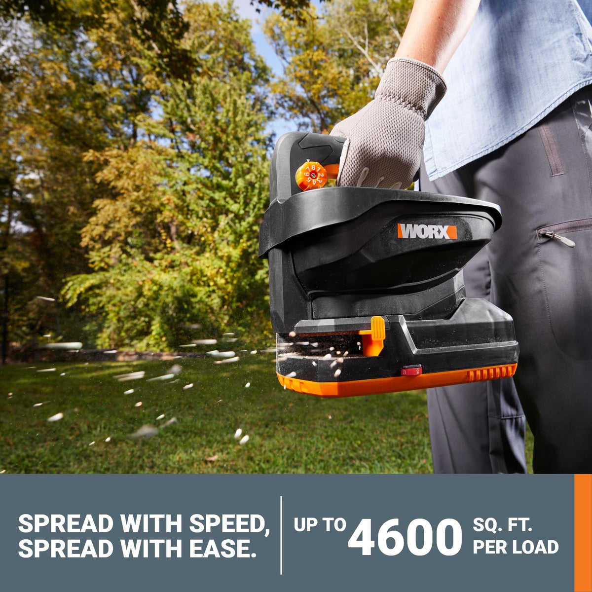 Cordless Broadcast Spreader (Battery & Charger Included)