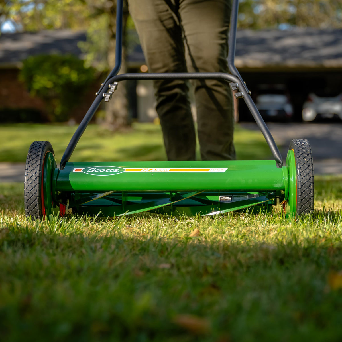 2000-20S 20-Inch 5-Blade Push Reel Lawn Mower, Green (20-Inch, 5-Blade)