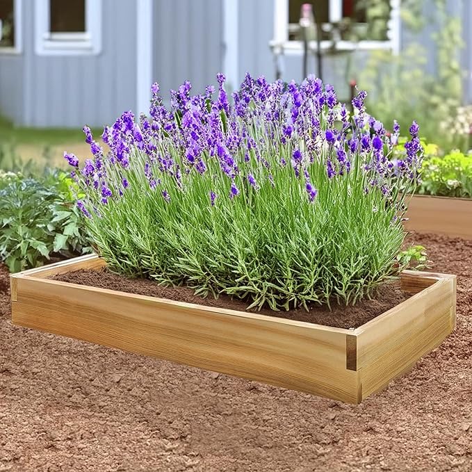 All Things Cedar 4-ft X 2-ft Raised Garden Planter Bed, Western Red Cedar Build
