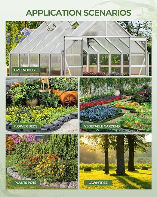 Drip Irrigation System for Watering Garden: 230FT Misting Sprinkler DIY Devices with Tubing Hose for Indoor Plants Outdoor Flower Beds Raised Growing Lawn Tree Patio Hydroponic