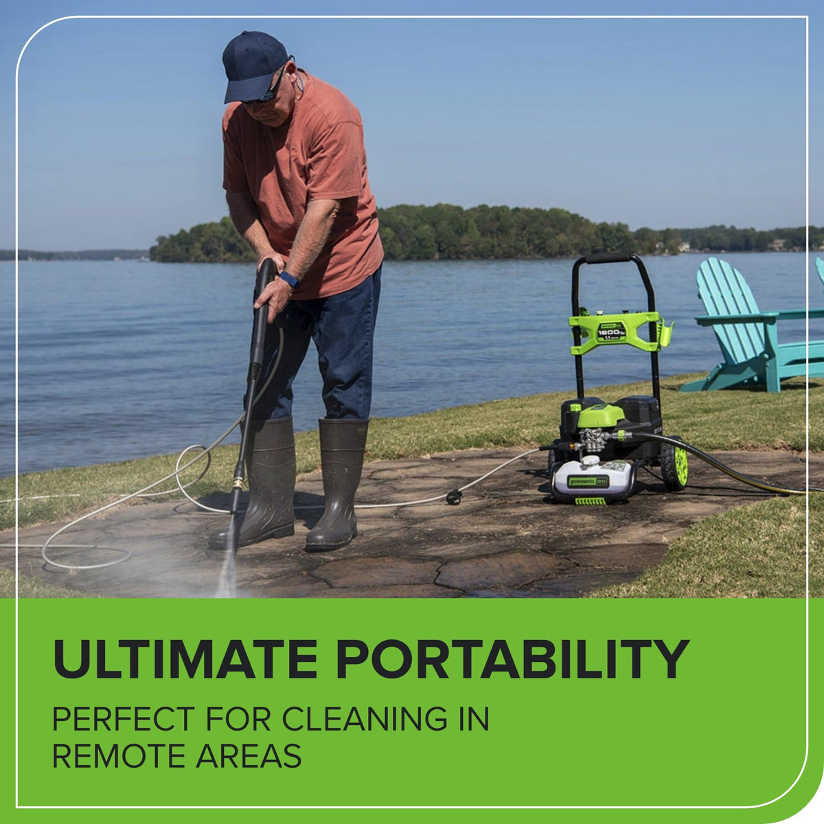 60V 1800 PSI 1.1 GPM (Pressure Washer / 60V 1800 PSI (Hybrid))