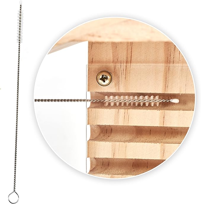 Rivajam Native Bee Observatory | Mason Bee Houses for Pollinating Bees | Pollinator Bee Houses for The Garden Lover | Leaf cutter Bee Home | Unique Gardening Gifts
