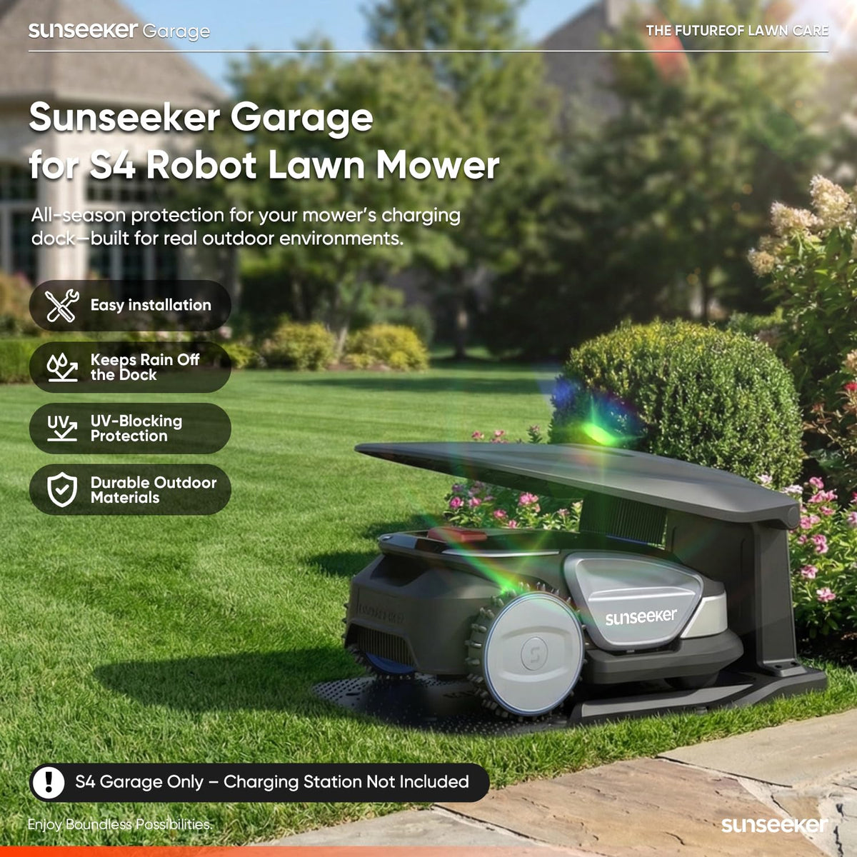 Garage for S4 Robot Lawn Mower