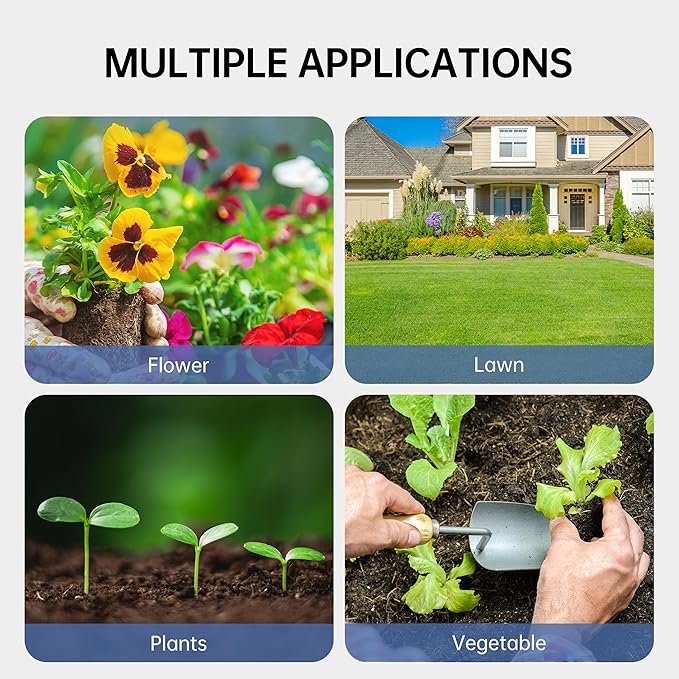 AAwipes Soil Test Kit pH & Nitrogen Tester for Garden Vegetable Nutrients Lawn Indoor & Outdoor 20 Strips (J03)