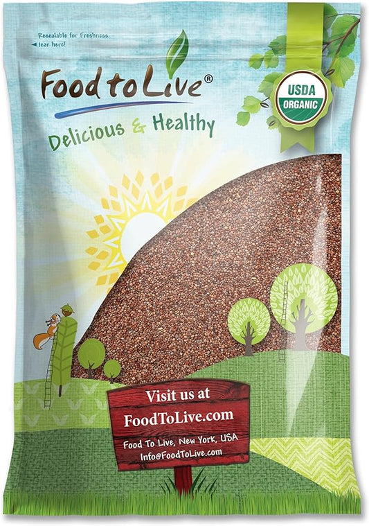 Food to Live Organic Radish Seeds for Sprouting, 10 Pounds - Non-GMO, Edible Seeds, Vegan, Kosher, Bulk. Spicy Flavor. Rich in Vitamin C. High Germitation Rate. Grow Sprouts, Microgreens for Rolls.