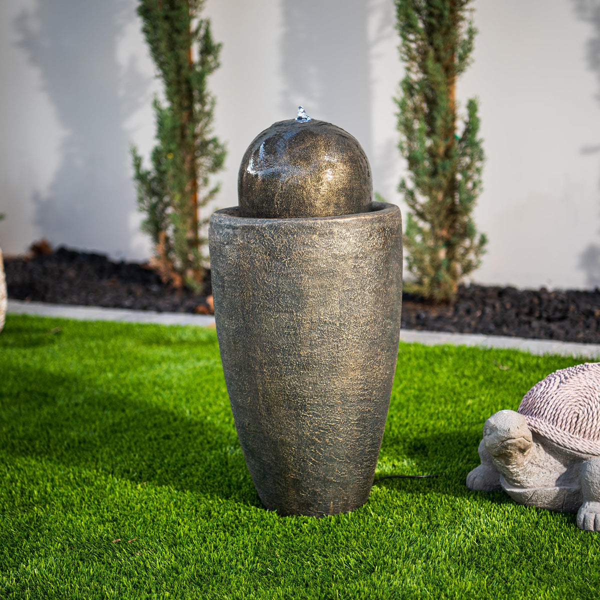 25.98" H Outdoor Water Fountain (Bronze / 25.98"H)