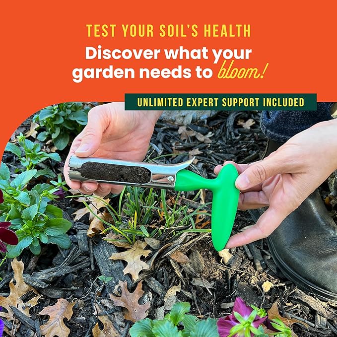 Sunday Garden Soil Test Kit - Helps Tailor Your Garden Care Plan - Tests for Soil’s pH, Macronutrients & Micronutrients - Receive Results in 3-4 Weeks