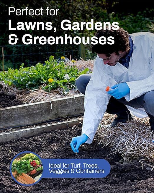 EarthWorks EW4H Soil Test Kit, Complete pH and Nutrient Lab Analysis, Mail-in Sample for Fast Results, Ideal for Garden, Lawn, Turf & Home Use, 1 Pack