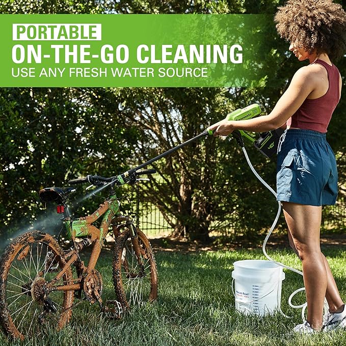Greenworks 40V (600 PSI 0.8 GPM) Power Cleaner, Tool Only