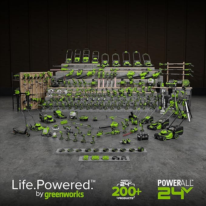 Greenworks 24V (600 PSI) Portable Power Cleaner, 4.0Ah USB Battery and Charger Included