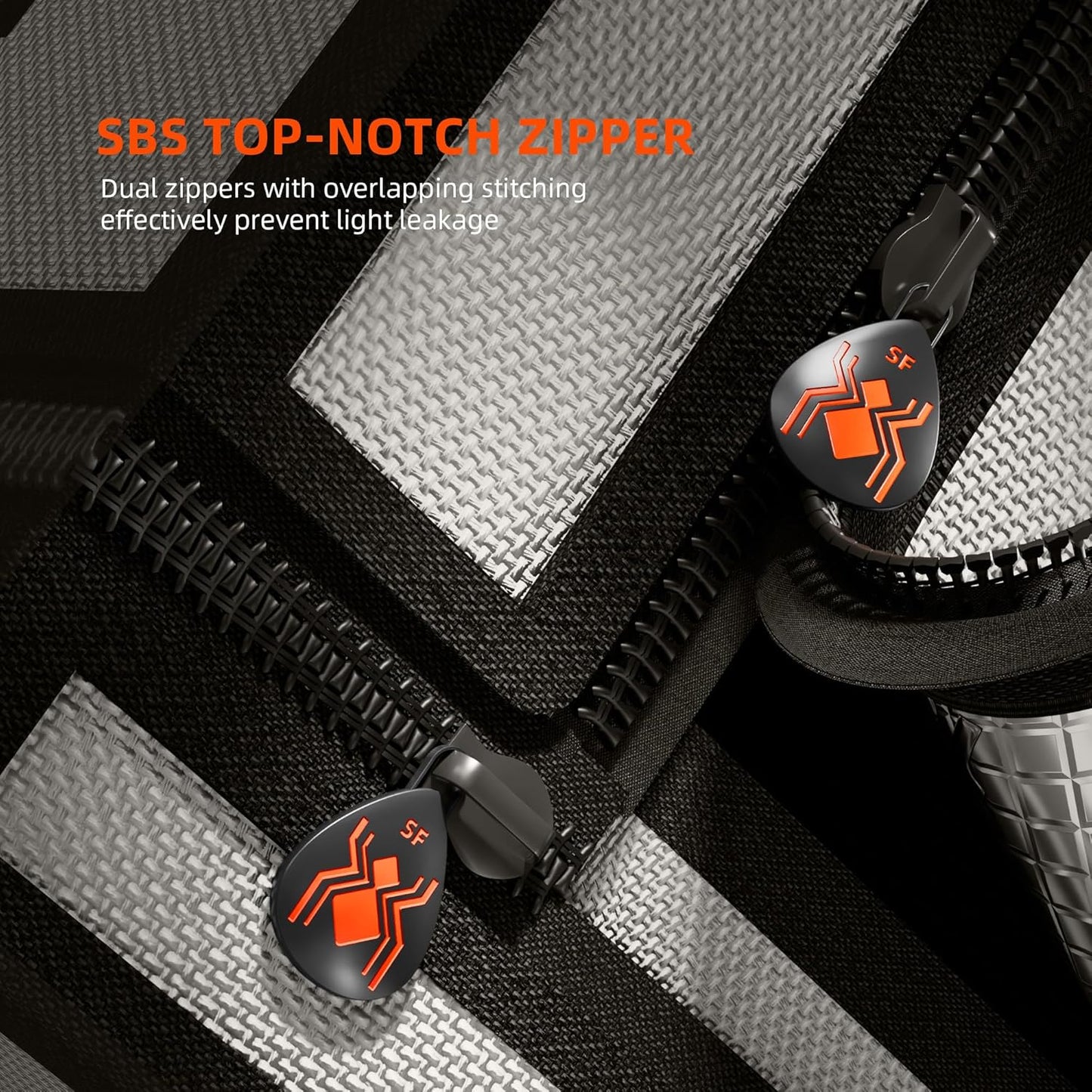 Spider Farmer Small Grow Tent for Aerogarden, Hydroponic Growing System, 24"x16"x20", with Roll-up Door, Removable Floor Tray, 2000D Thicken Mylar Canvas