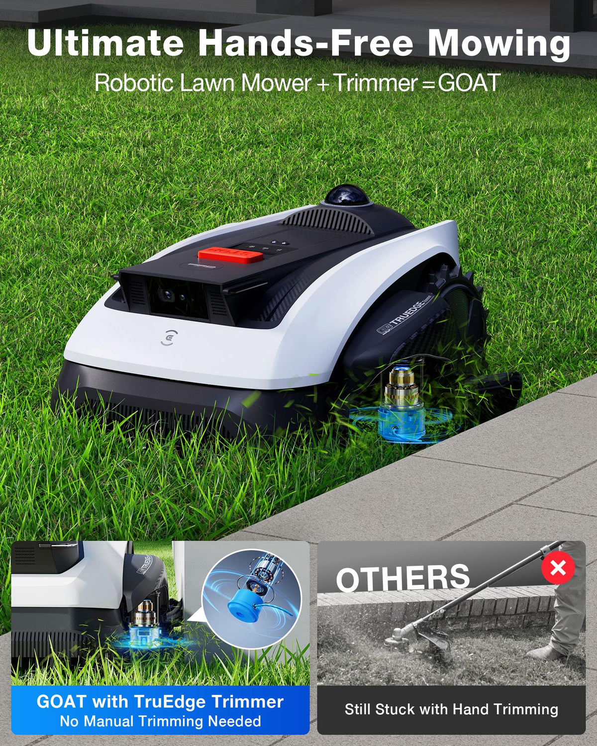 Goat O1000 LiDAR PRO Robot Lawn Mower