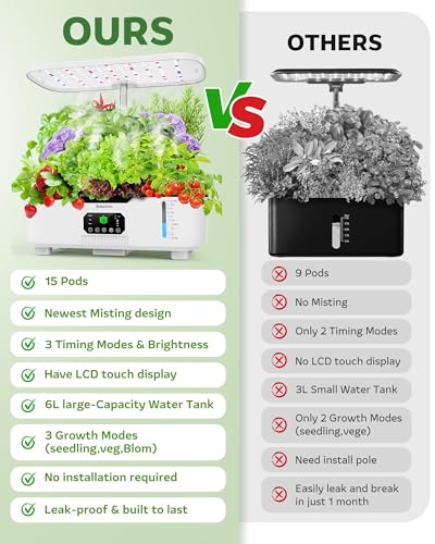 Misting Hydroponic Growing System Kit 15