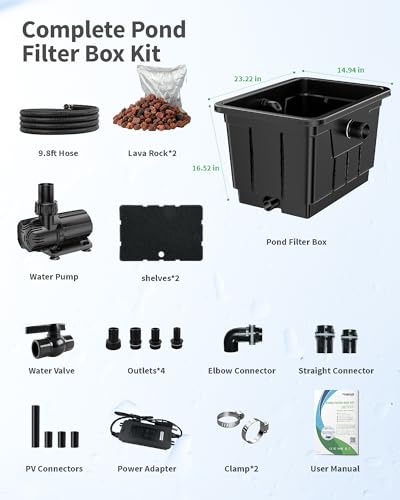 Large Pond Filter Kit (1200GPH without Lights)