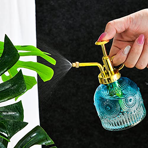 Glass Plant Mister Spray Bottle (dark or deep green)