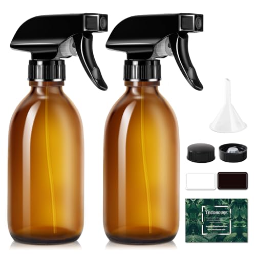 Glass Spray Bottles 8oz (2 Count)