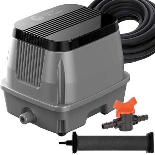 Koi Pond Aerator Pond Air Pump for Outdoor Ponds 2000
