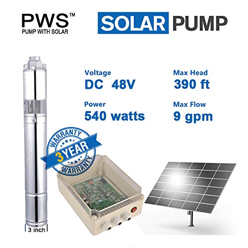 3 Year Warranty Solar Water Pump 48V 540W